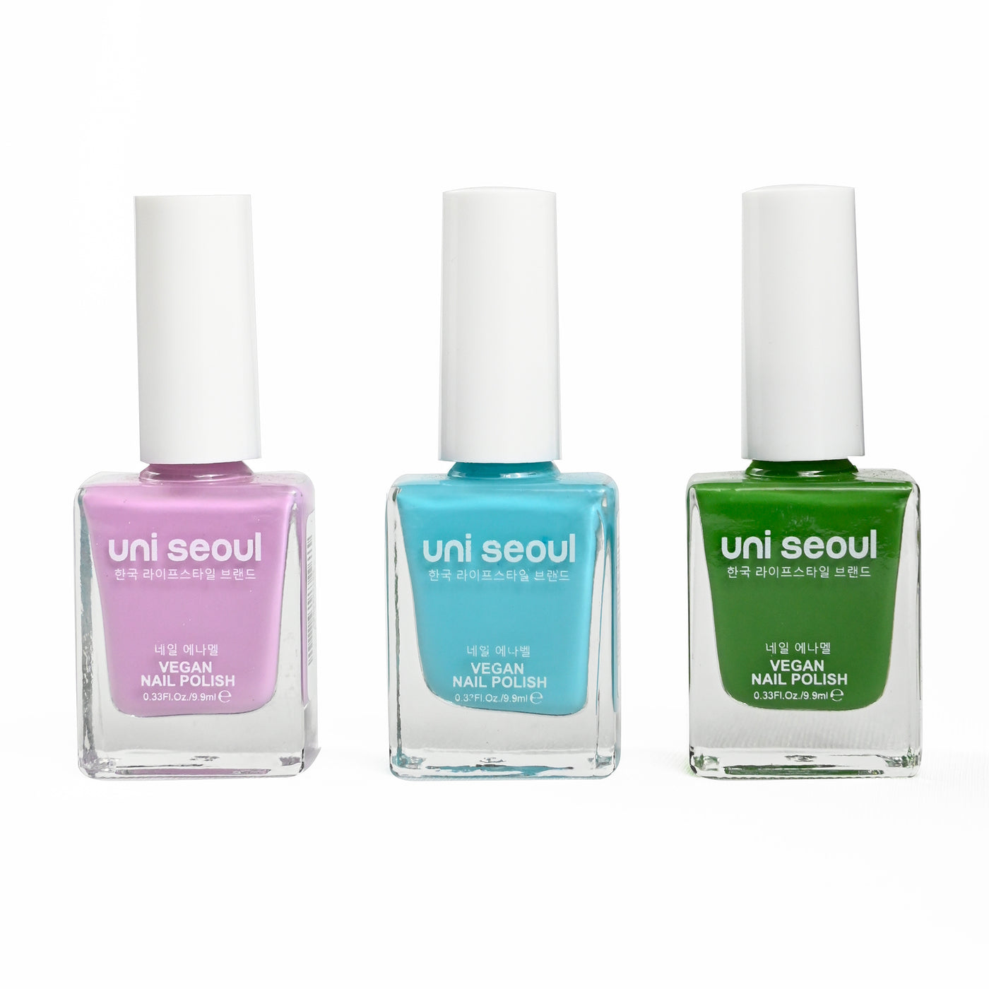 Uni Seoul Enchanted Elegance Trio Nail Enamel Set