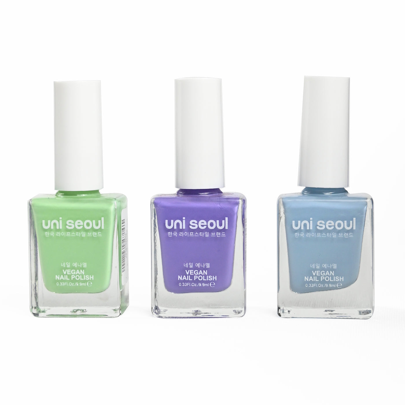 Uni Seoul Pastel Paradise Trio Nail Enamel Set