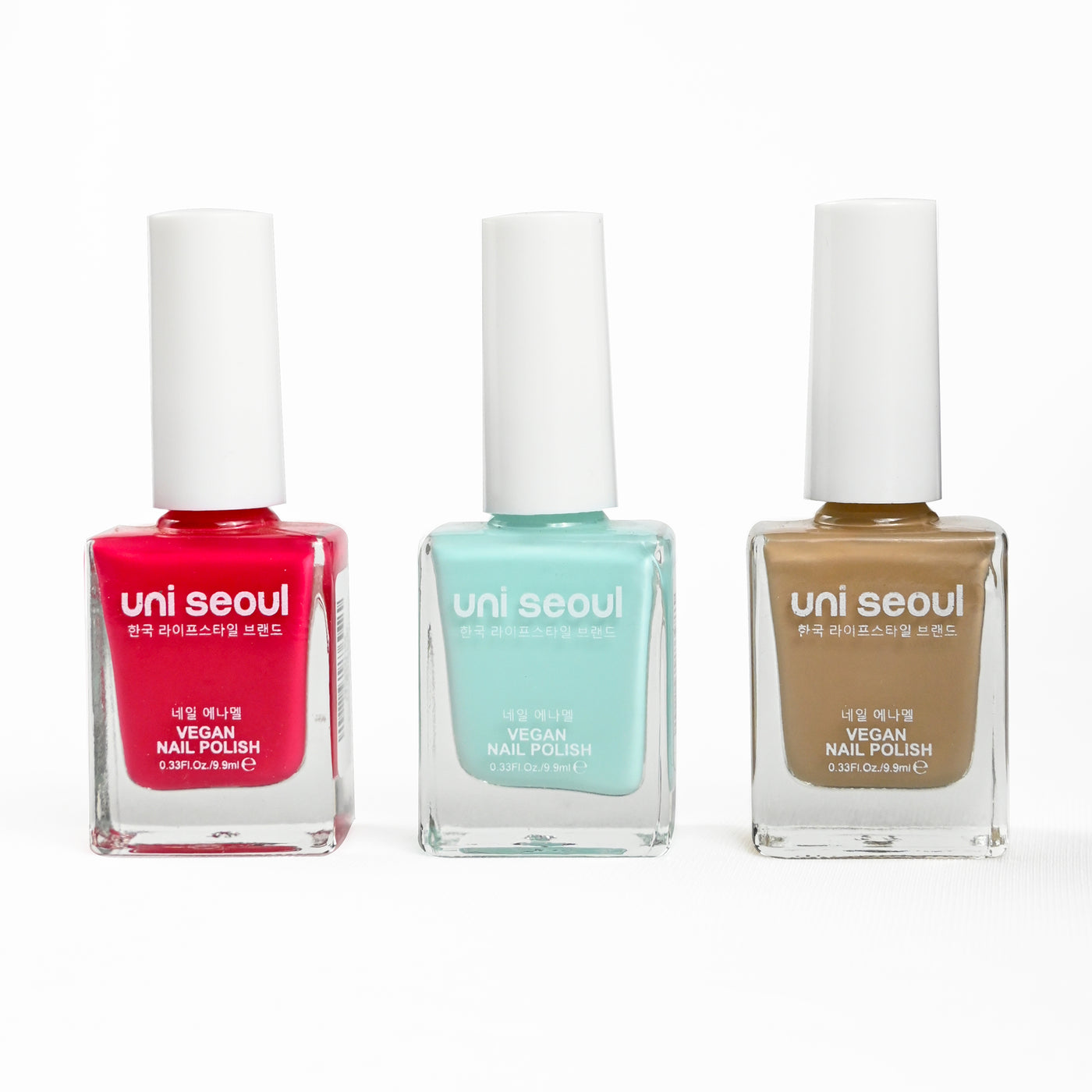 Uni Seoul Soft & Subtle Trio Nail Enamel Set