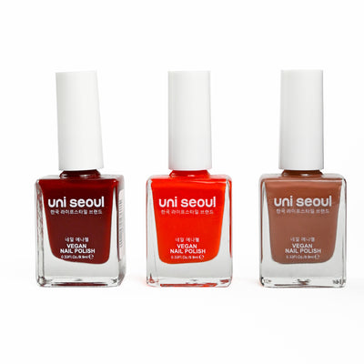 Uni Seoul Rustic Romance Trio Nail Enamel Set