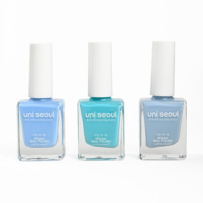 Uni Seoul Aqua Dream Trio Nail Enamel Set