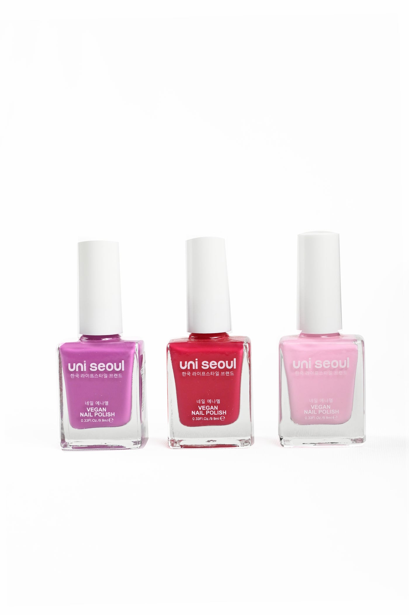 Uni Seoul Flirty and Fun Trio Nail Enamel Set