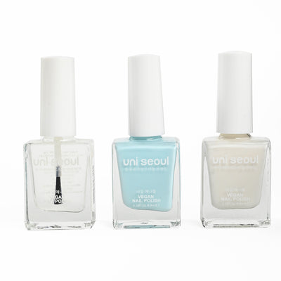 Uni Seoul Cloudy Elegance Trio Nail Enamel Set