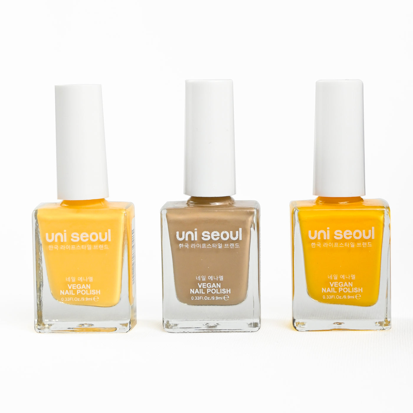 Uni Seoul Sunshine Squad Trio Nail Enamel Set