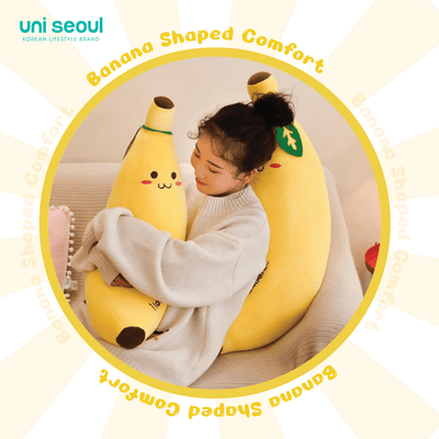 Snuggle Buddy Banana Plush Cushion Toy