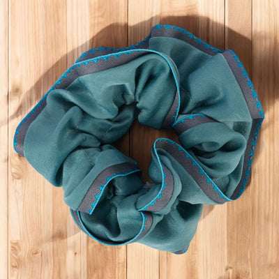 Korean Style Sapphire Stitch Scrunchie