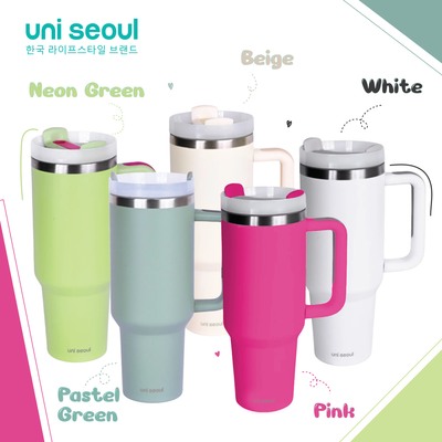 UniSeoul Double Wall Vacuum Insulated Sipper Bottle