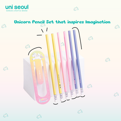 Unicorn Pencils Gift Set