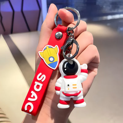 Waving Astronaut 3D Keychain