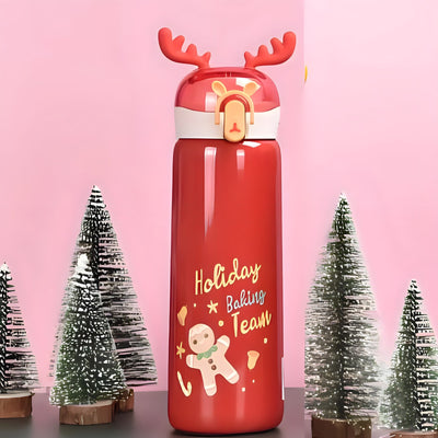 Holiday Joy Stainless Steel Water Bottle I 450ML