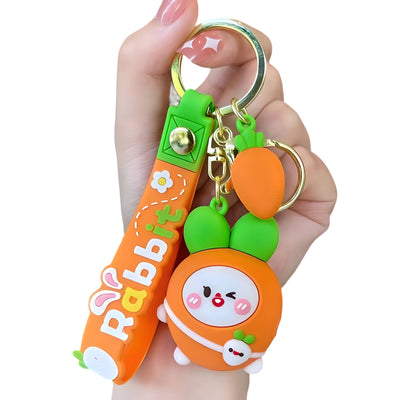Cute 3D Carrot Key Chain
