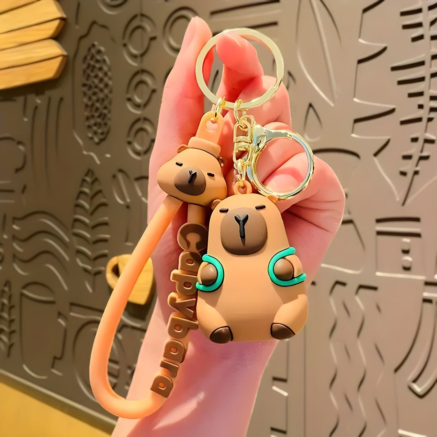 Cute 3D Capabara Key Chain
