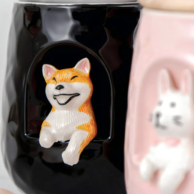 Cute Ceramic Cat Mug - 400 ml