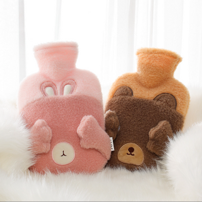 Bear Hot Water Bag with Cute Soft Cover