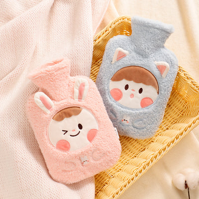 Rabbit Hot Water Bag with Cute Soft Cover