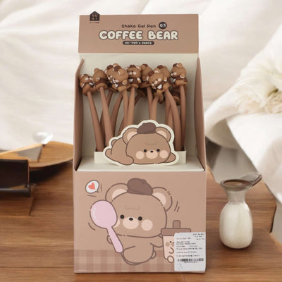 Coffee Bear Shake Gel Pen