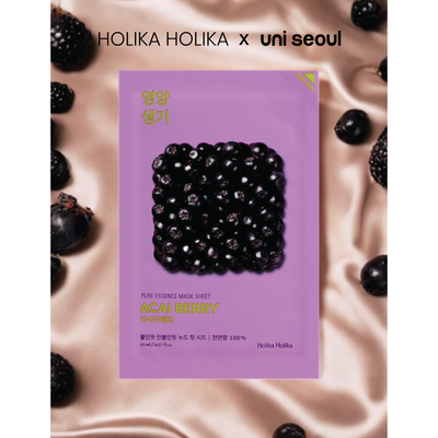 Pure Essence Mask Sheet Acai Berry 20EA (23ml)