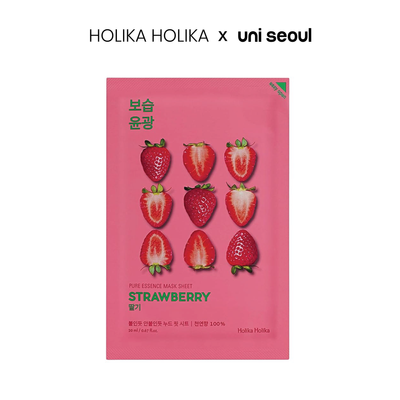 Pure Essence Mask Sheet Strawberry 20EA (20ml)