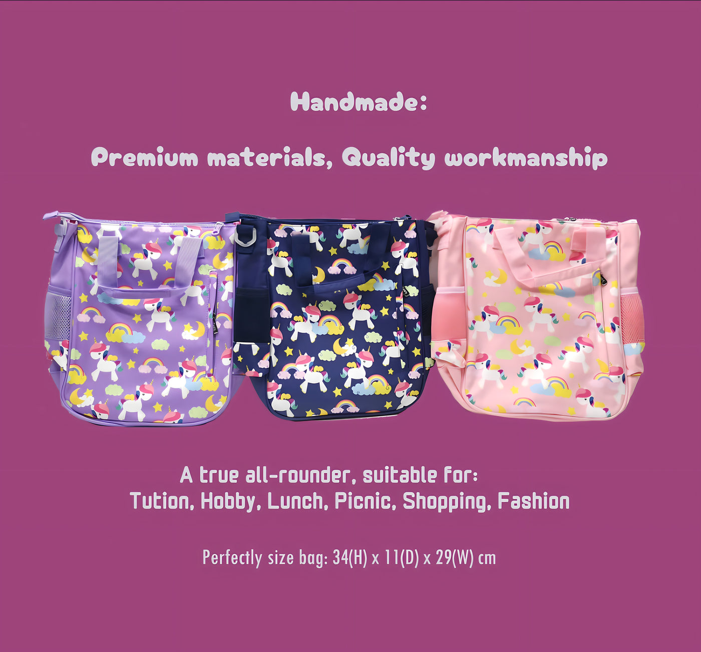 Unicorn Multi-Purpose Handbag