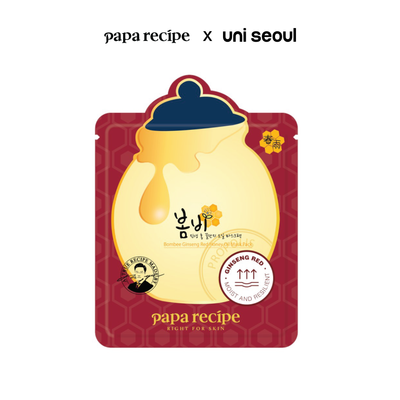 Bombee Ginseng Red Honey Mask Pack 10EA