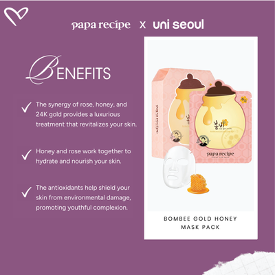 Bombee Rose Gold Honey Mask 10EA