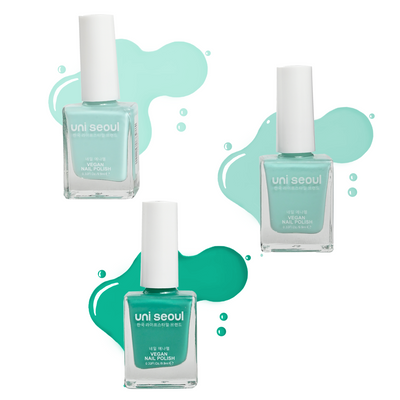 Uni Seoul Ocean Oasis Trio Nail Enamel Set