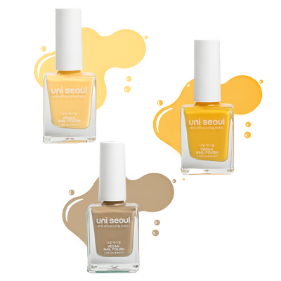 Uni Seoul Sunshine Squad Trio Nail Enamel Set