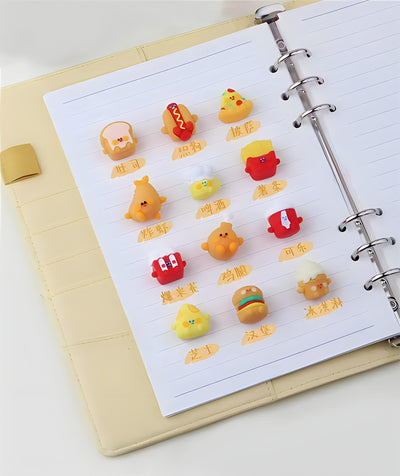 Food Shape Eraser Set