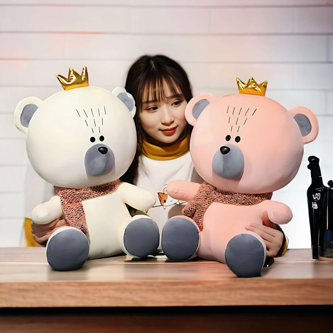 Crown Teddy Bear Plush Toy I 55 CM Uni Seoul Korean Fashion