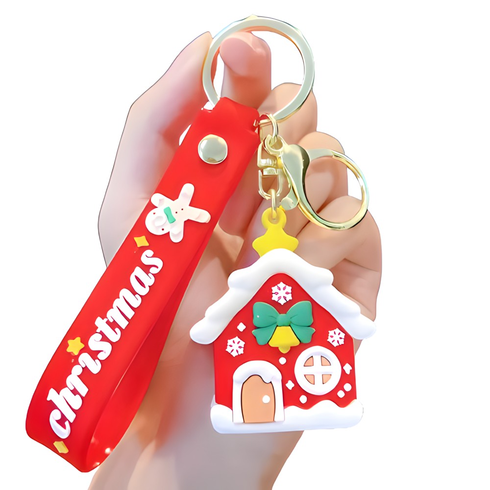 Christmas Wonderland 3D Rubber Keychains