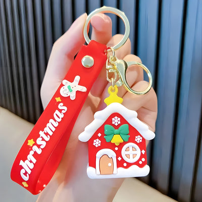 Christmas Wonderland 3D Rubber Keychains