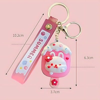 Cute 3D Candy Premium Keychain