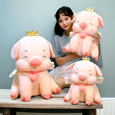 Crown Pig Plushie I 30 CM