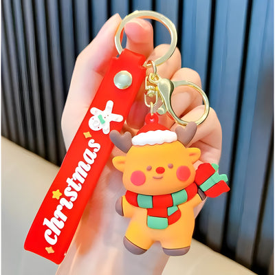 Christmas Wonderland 3D Rubber Keychains