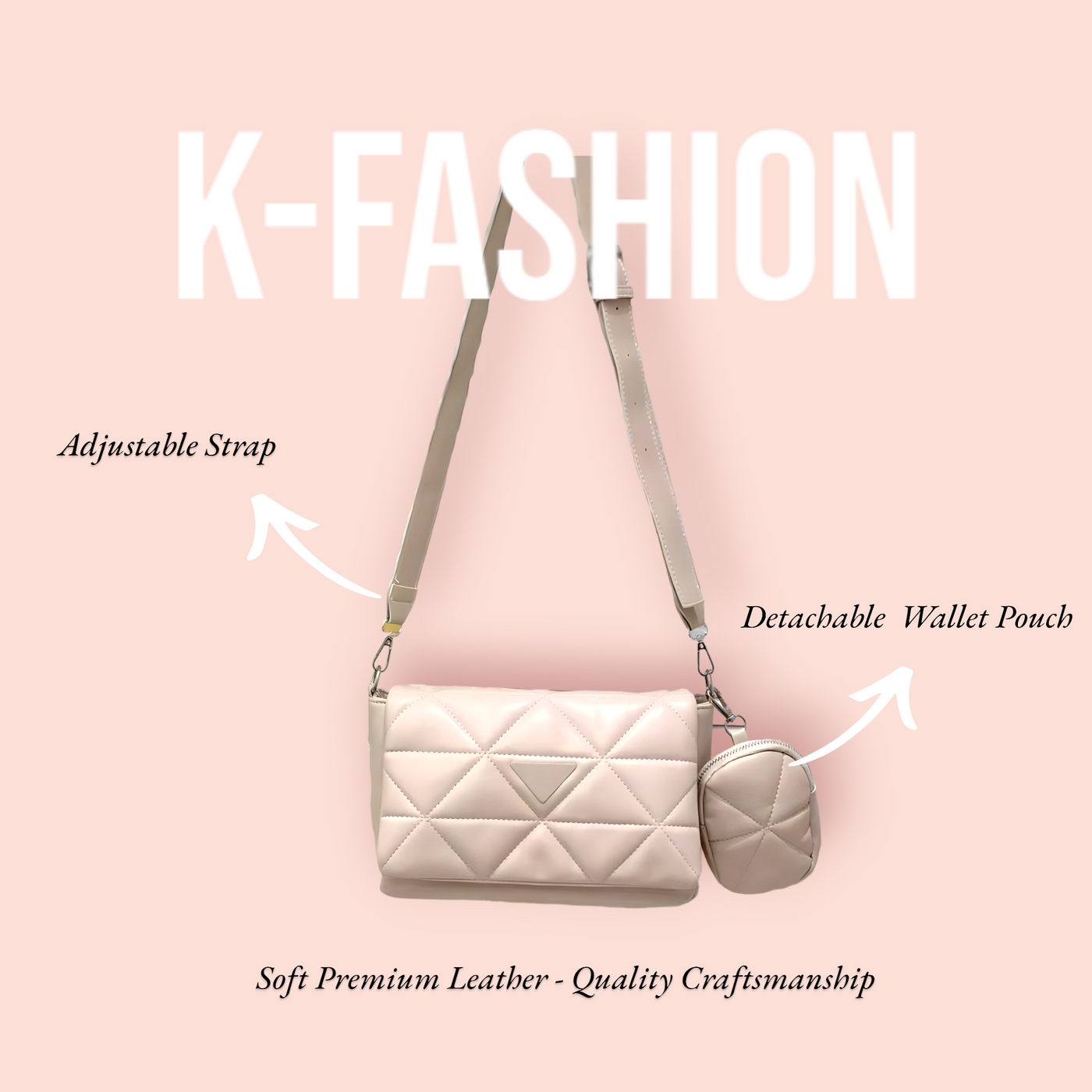 K-Fashion Urban Chic Crossbody Bag
