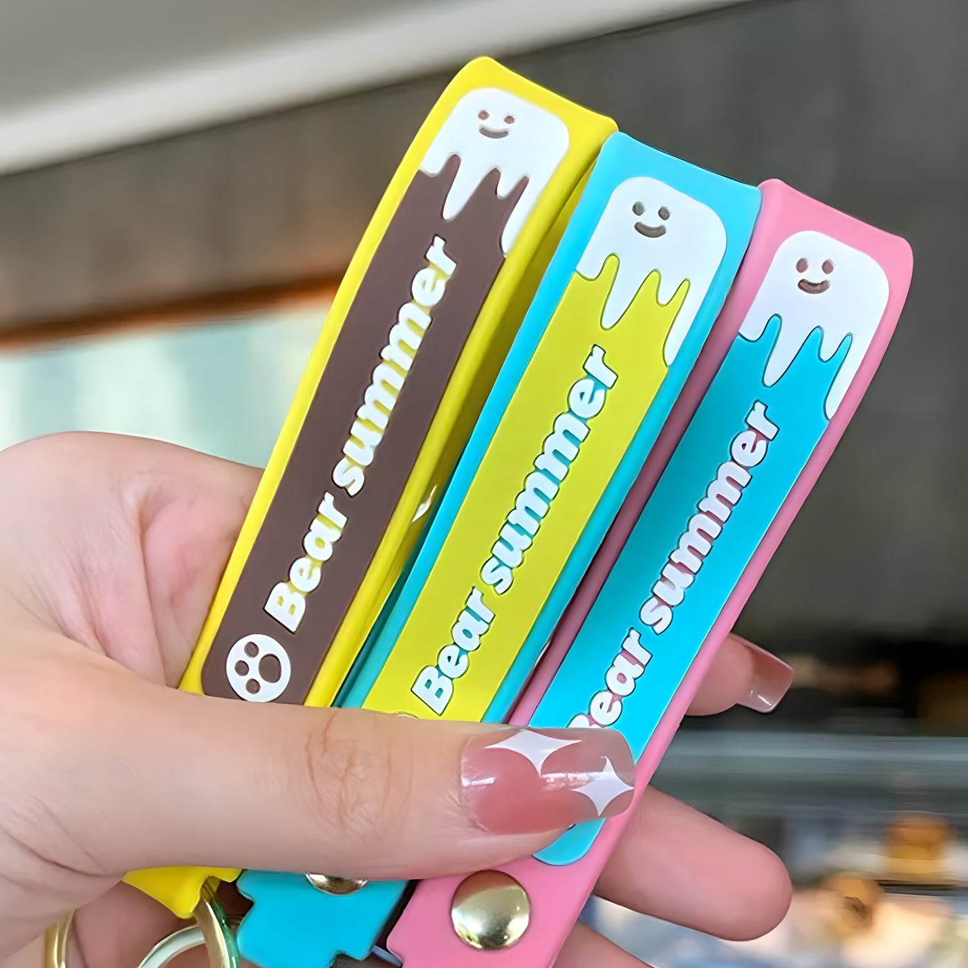 Cute 3D Candy Premium Keychain
