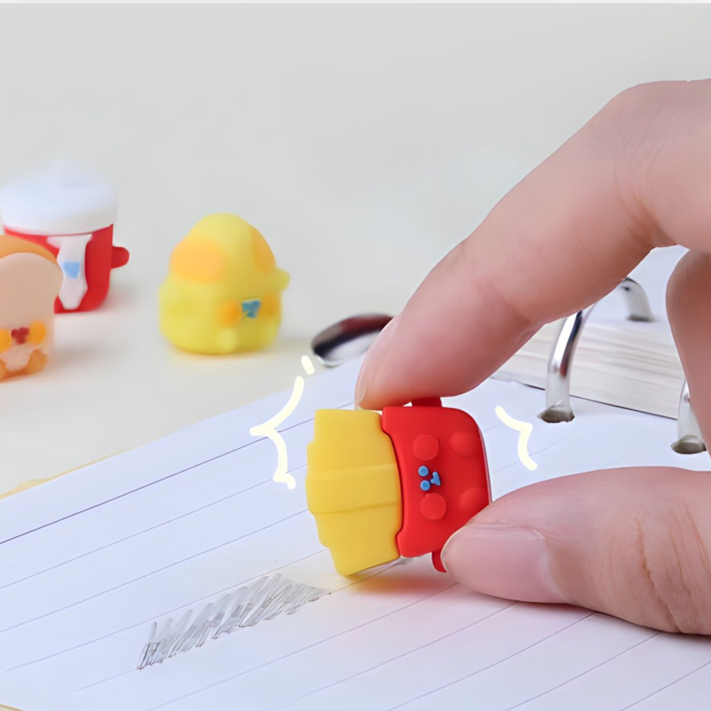 Food Shape Eraser Set