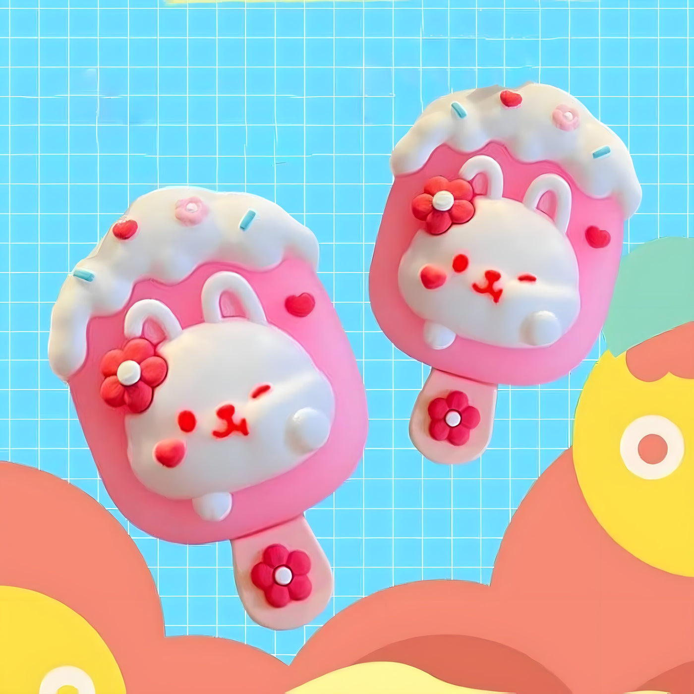 Cute 3D Candy Premium Keychain