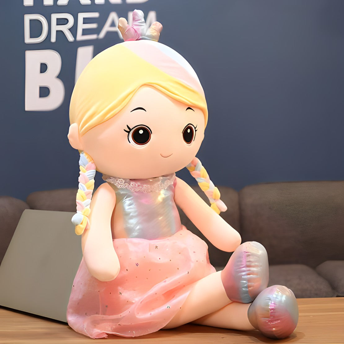 Enchanting Princess Doll Soft Toy Family - Set of 3