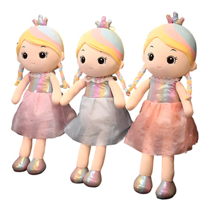 Enchanting Princess Doll Soft Toy Family - Set of 3