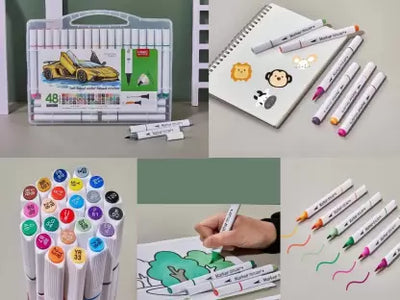 Dual-Tip Sketch Markers Set