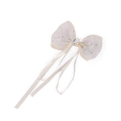 Korean-Inspired Sheer Bow Hair Clip