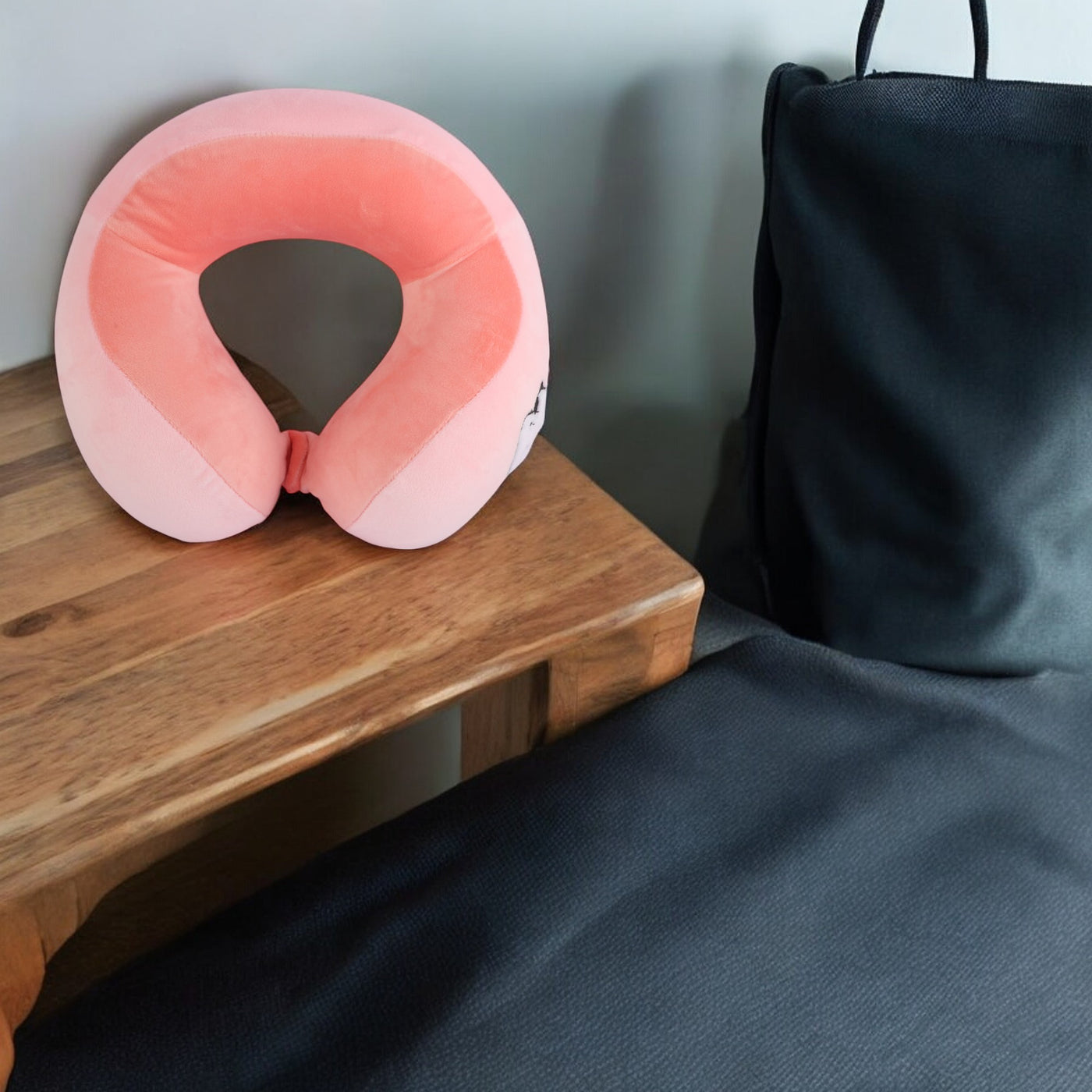 Curvy Comfort Neck Pillow - Coral Pink