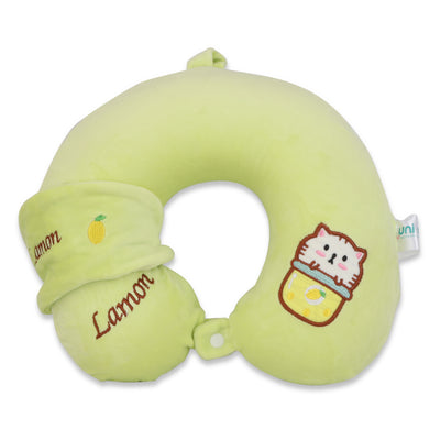 Cute Neck Pillow & Eye Patch Set, Lamon