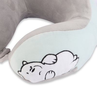 Curvy Comfort Neck Pillow - Polar Blue