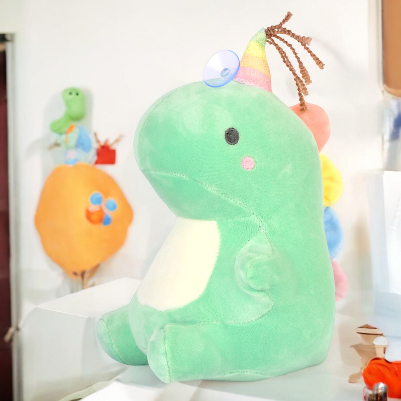 Rainbow Rex - Unicorn Dinosaur Plush Toy