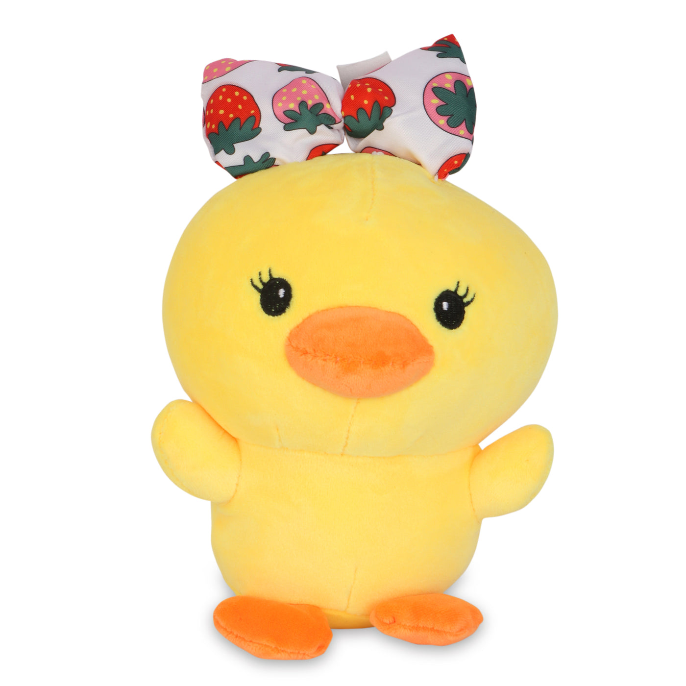 Baby Duck Plush Toy with Bow, 25 CM