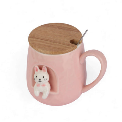 Cute Ceramic Cat Mug - 400 ml