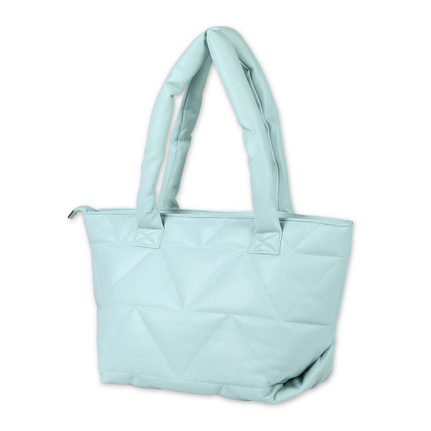 Padded Soft PU Leather Tote Bag