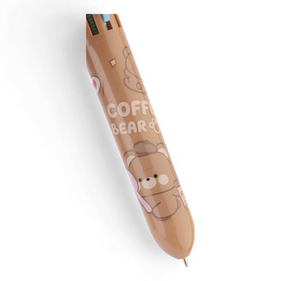 Coffee Bear Multicolor Ball Pen